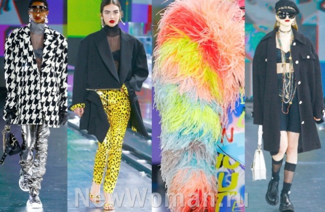 самые модные и стильные женские пальто 2022 года от бренда Dolce & Gabbana - фото с миланской недели моды