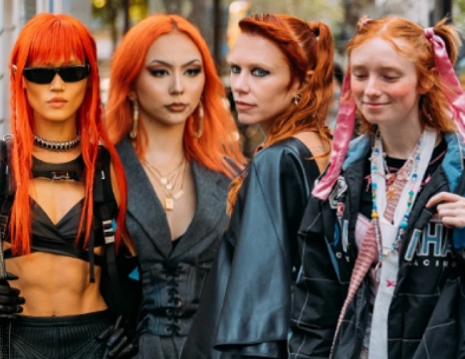 Рыжие бестии. Фото: Paris Fashion Week SS22 Street Style