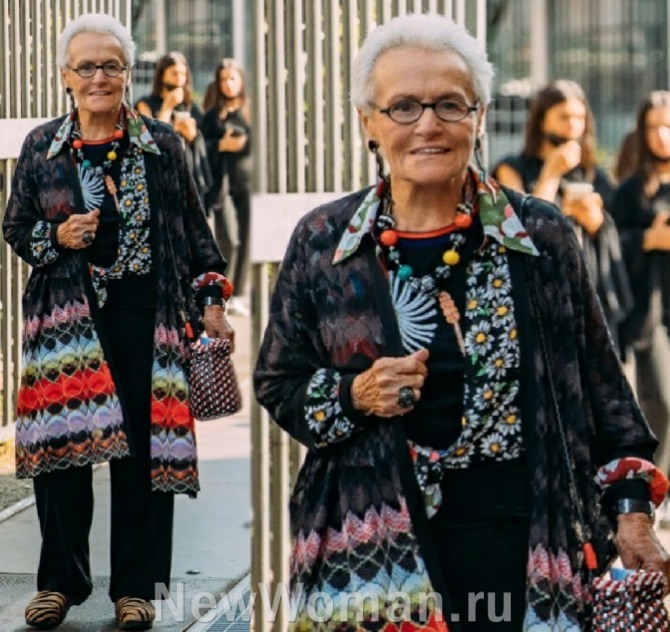 Уличная мода для бабушек - Лондон Весна-Лето 2022