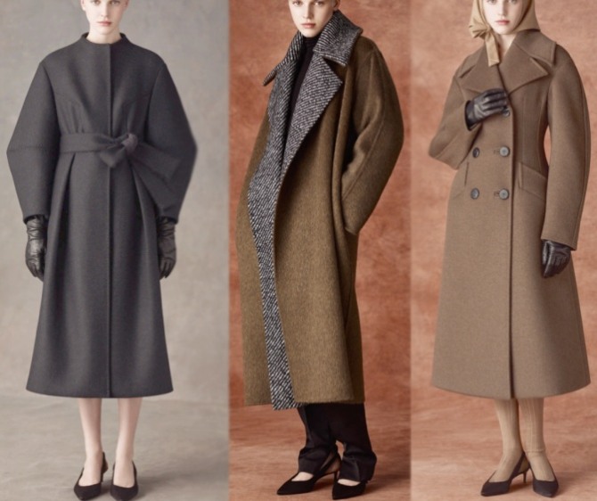 стильные элегантные образы с пальто 2023 года из кашемира и альпака - коллекция люксовых женских пальто (Италия) от Max Mara Atelier