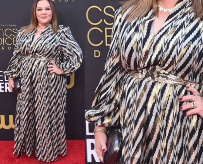 Melissa McCarthy - образ с Красной дорожки премии Critics’ Choice Awards