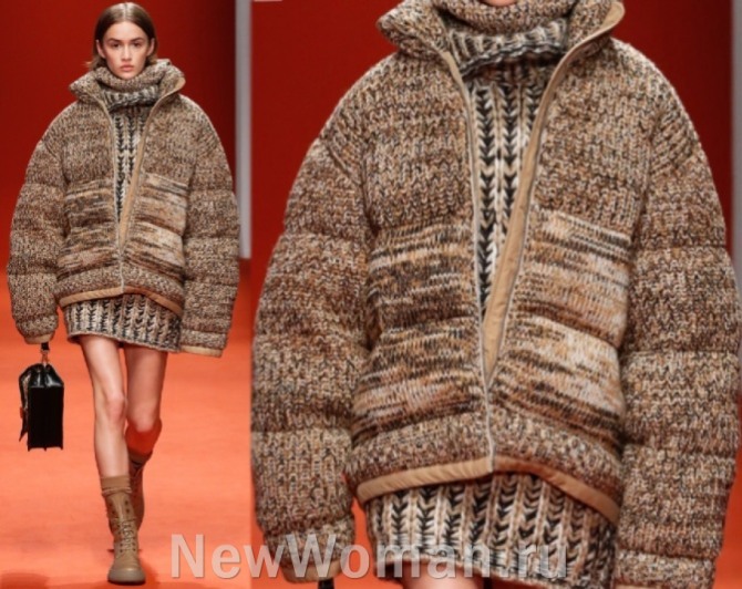 вфзаная куртка женская на молнии - тренды 2023 в верхней женской одежде от модного дома Tod’s RTW Fall 2022 (Милан)