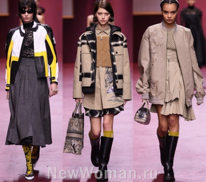 женские куртки 2023 года от бренда Christian Dior
