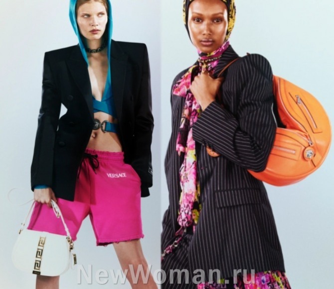 новые модели весенних женских сумок 2023 года - Versace Resort 2023