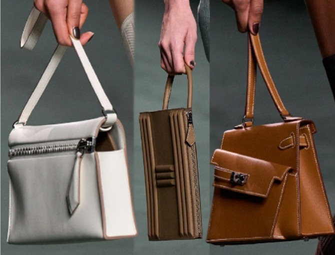 сумки женские на сезон осень 2023 года - фото из коллекции Hermès, Франция