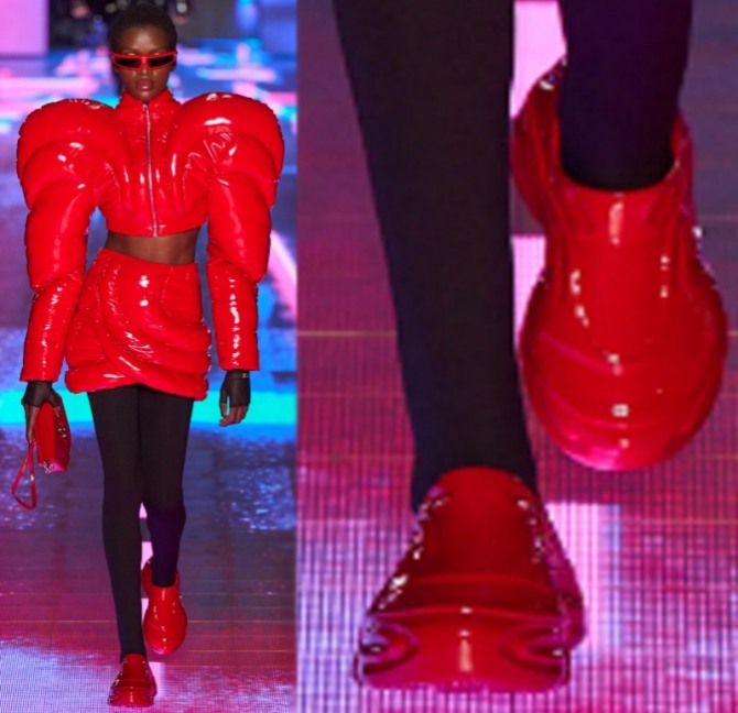литые ботинки красного цвета от бренда Dolce & Gabbana (Италия) - идеи на 2023 год