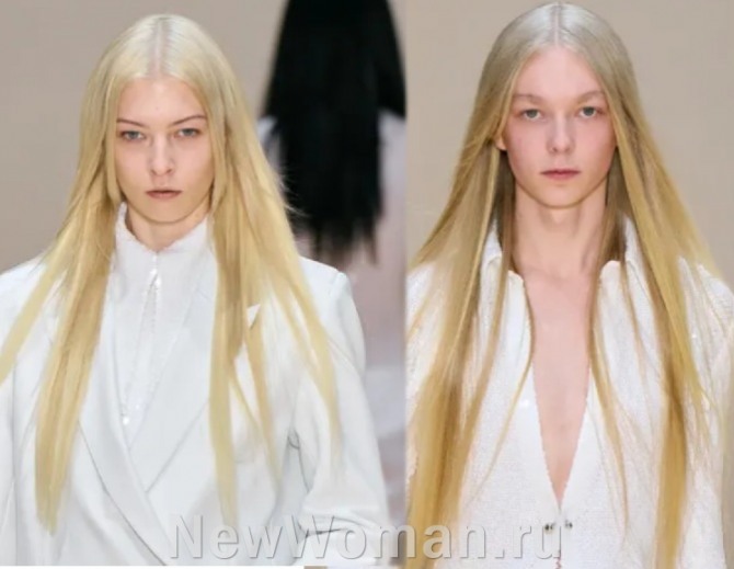 главные тенденции в моде на длинные женские волосы - варианты с наращенными прядями