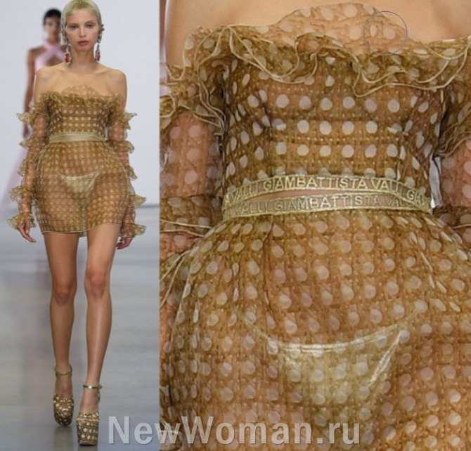 горячие тренды дизайнерских летних платьев 2023 года - Giambattista Valli RTW Spring 2023, Парижская Неделя моды