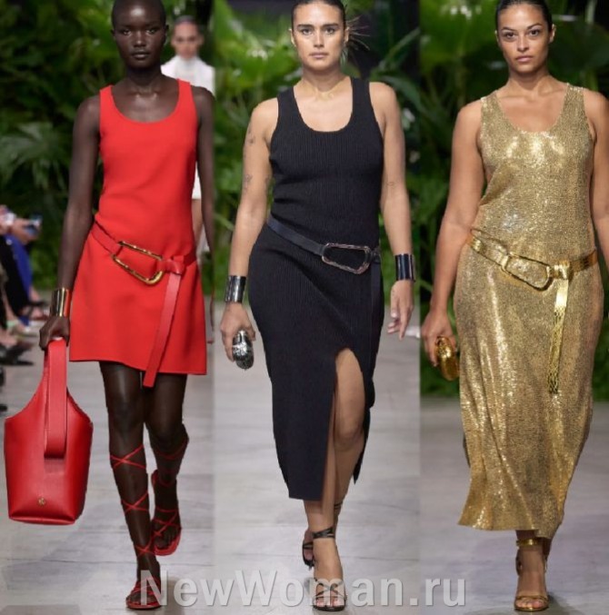 обувь, сумки, аксессуары и украшения с летнему платью 2023 года - Michael Kors Collection SPRING 2023 READY-TO-WEARR, Нью-Йоркская Неделя моды