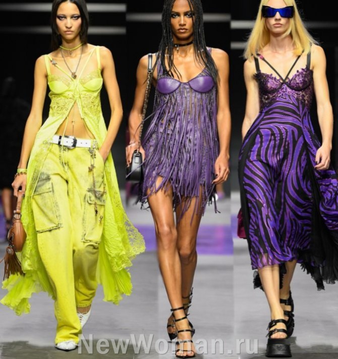 летние платья из Милана - Versace SPRING 2023 READY-TO-WEAR, Миланская Неделя моды