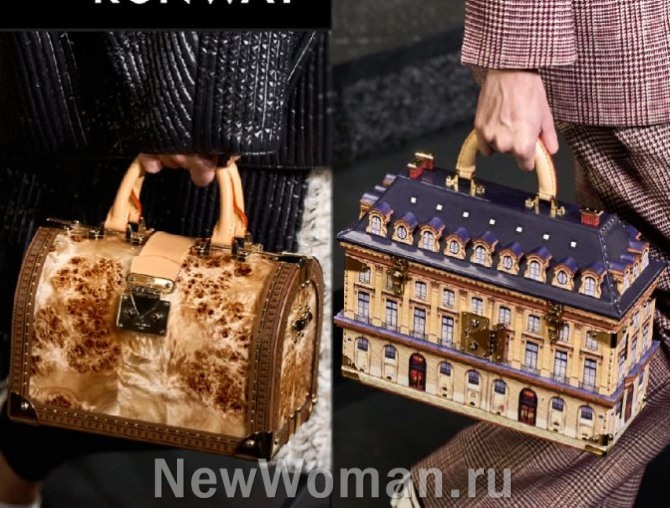 модели женских чемоданов-сундуков 2024 года от бренда Louis Vuitton, FALL 2023 READY-TO-WEAR, Франция
