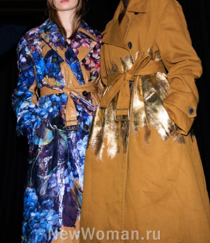 модные женские плащи с Парижской Недели моды - Dries Van Noten, FALL 2023 READY-TO-WEAR